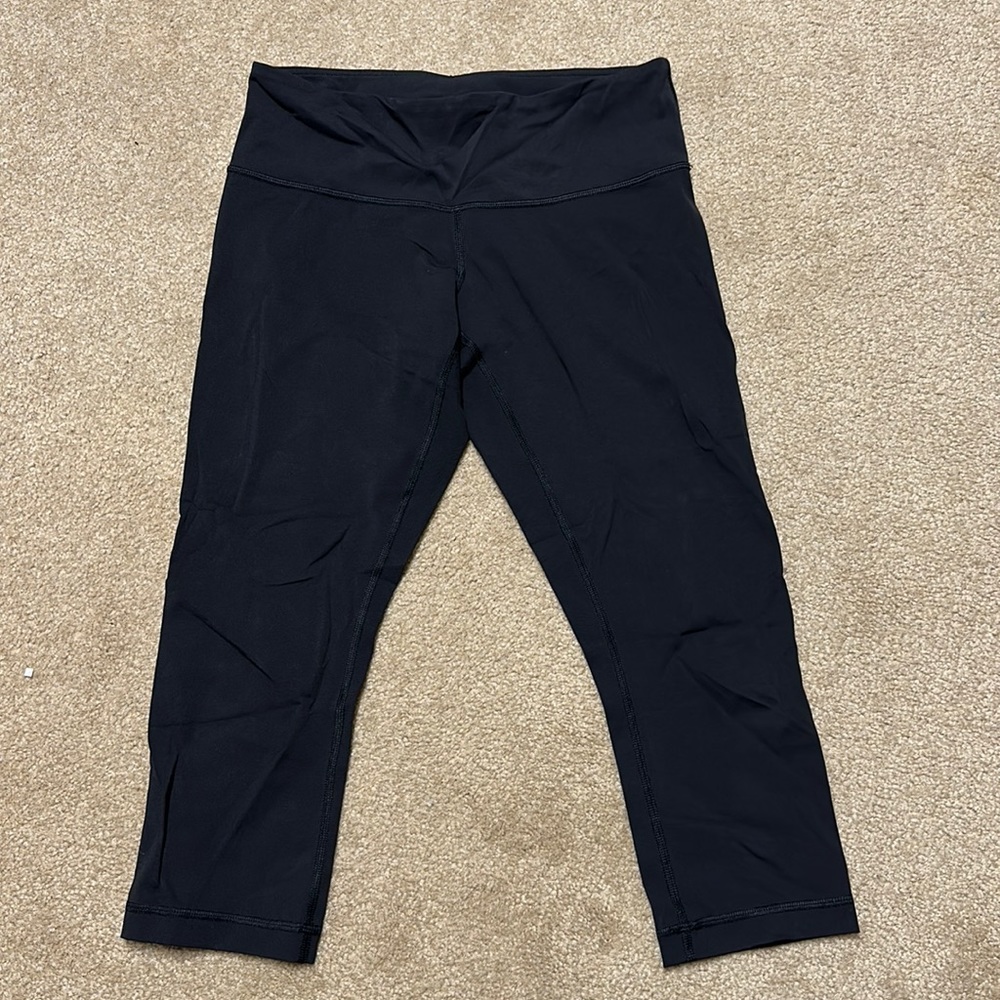 Black Cropped Lululemon Leggings